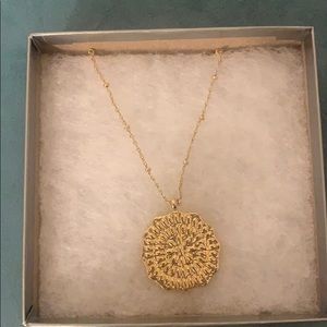 Gorjana Mosaic coin necklace